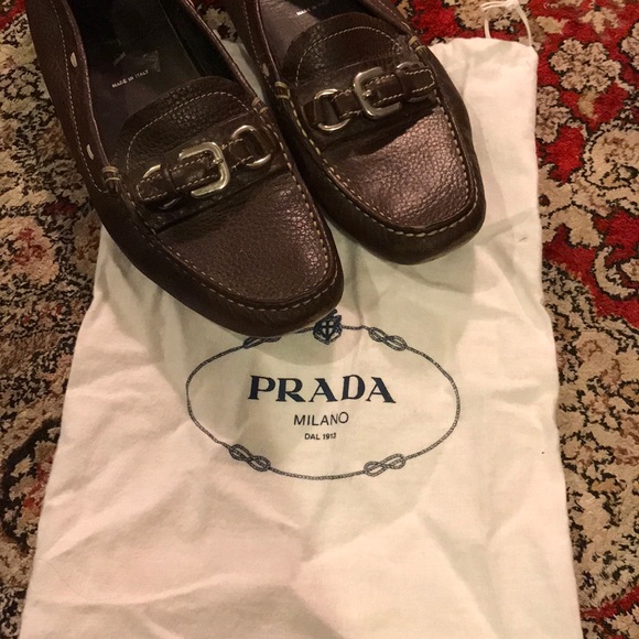Authentic Prada Leather Loafers - Picture 6 of 6
